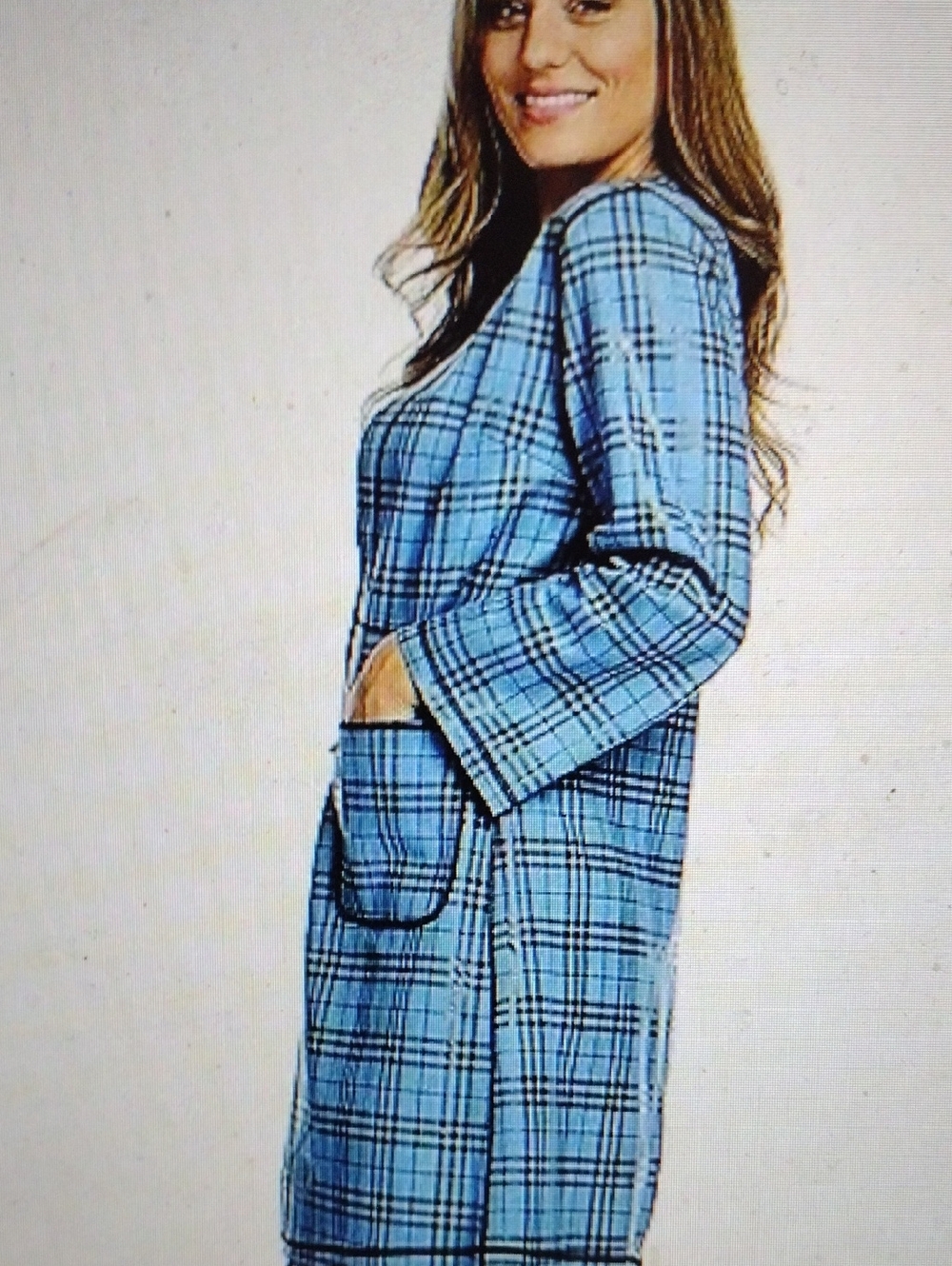 Solitaire Blue Long Blazer/Jacket